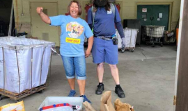 Delma Gipson and Chris Ouellette