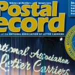 Postal Record cover with banner from the Natinal Association of Letter Carriers Conventions.